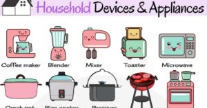 Types of appliances available 