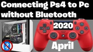 How do I connect my PS4 controller to my PC without Bluetooth?