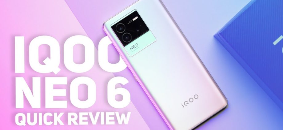 iQOO Neo 6 REVIEW